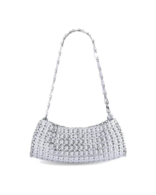 Rabanne Gray Shoulder Bags