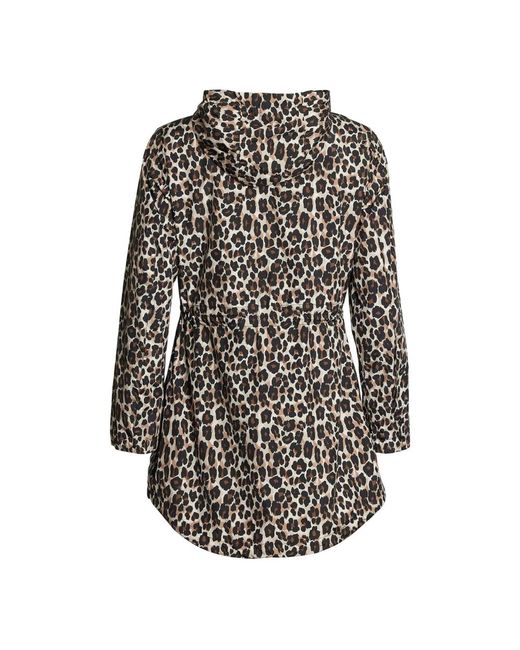 Danwear Jassen ,Veelkleurig ,Polyester Luipaard Regenjas in het Black