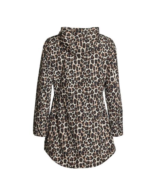 Danwear Jassen ,Veelkleurig ,Polyester Luipaard Regenjas in het Black