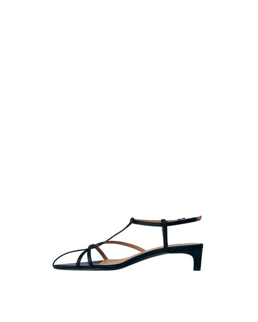 Jil Sander Black High Heel Sandals