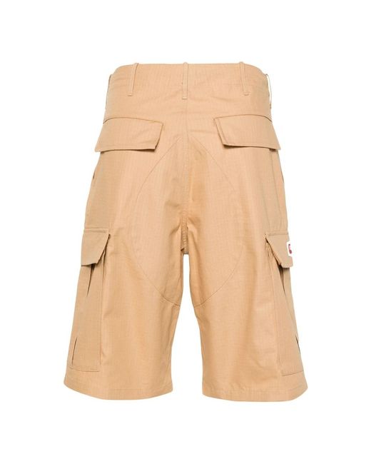 KENZO Natural Casual Shorts for men