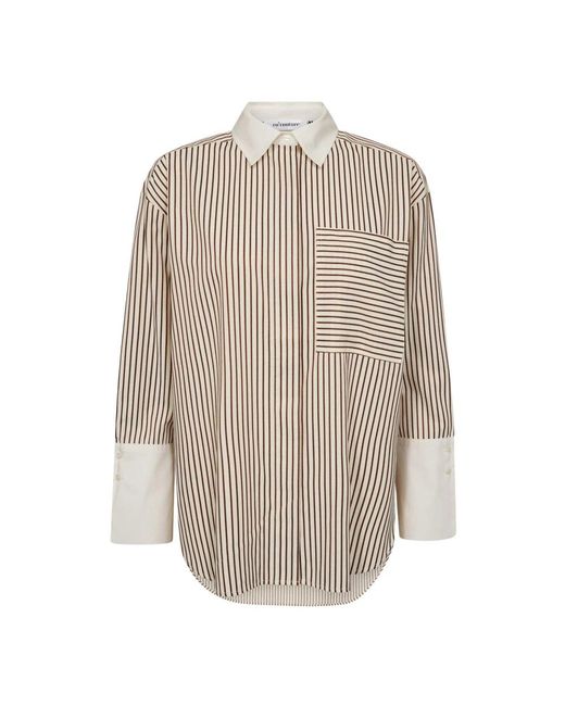 co'couture Overhemden ,Veelkleurig ,Shirts in het Natural