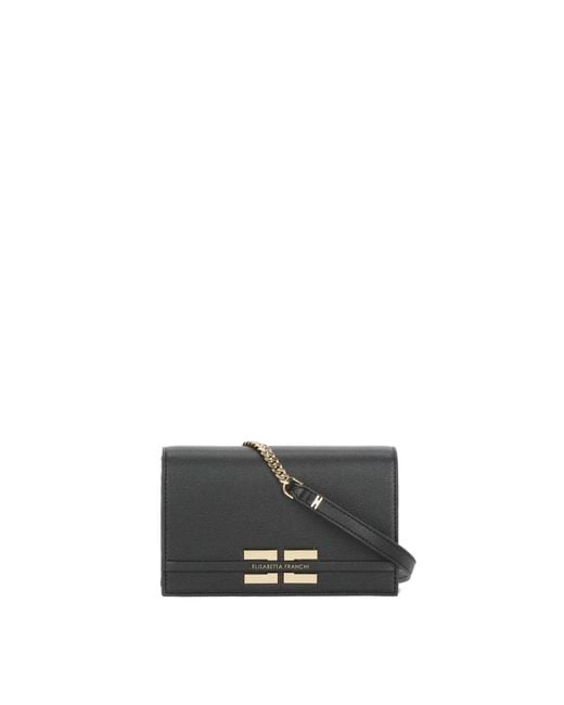 Elisabetta Franchi Gray Cross Body Bags