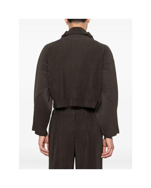 Issey Miyake Black Round-Neck Knitwear for men