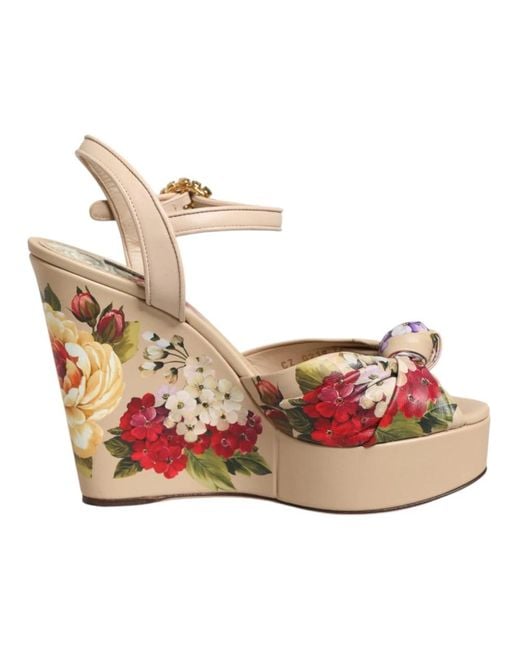 Dolce & Gabbana Pink Wedges
