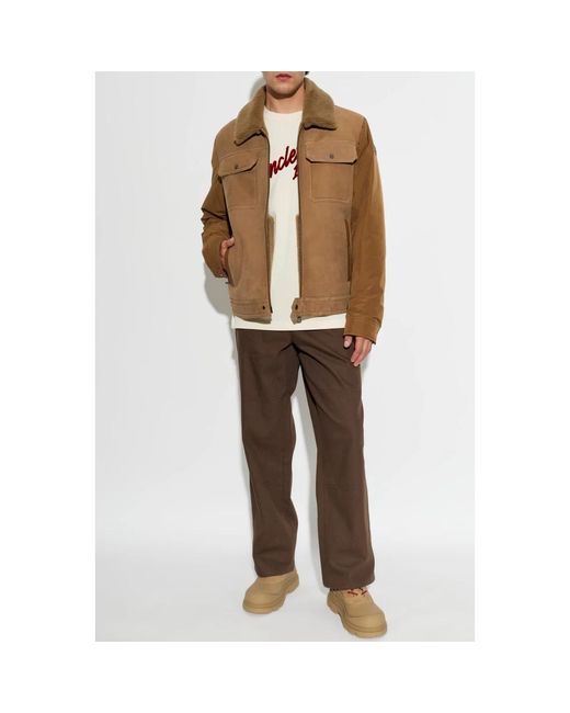 Down Jackets Moncler pour homme en coloris Brown
