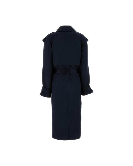 Anine Bing Blue Trench Coats