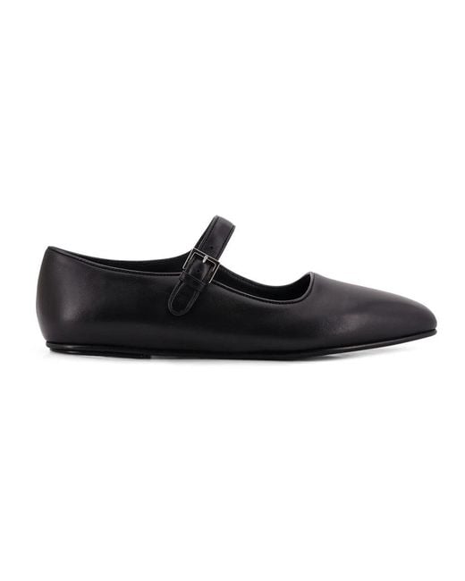 The Row Black Ava Shoe