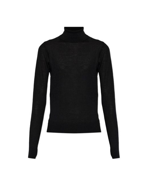 DSquared² Wol Trui Met Geborduurd Logo in het Black