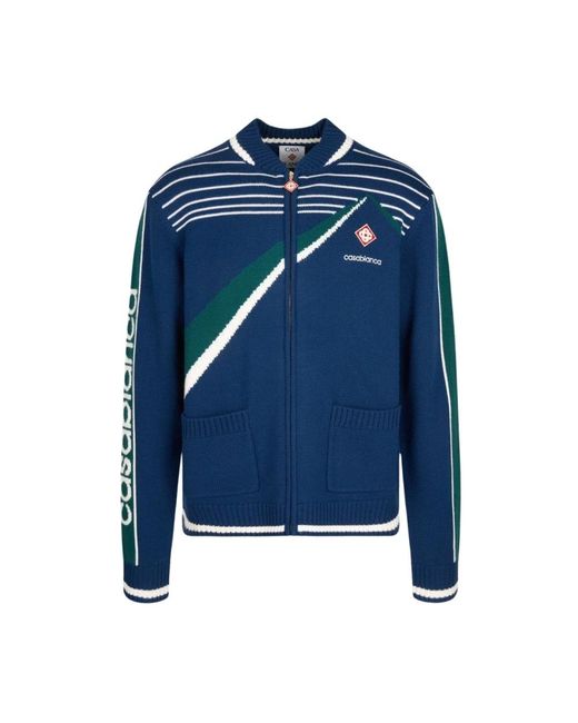 Casablanca Blue Zip-Throughs for men