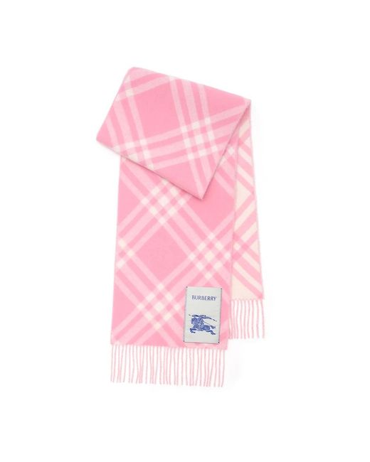 Burberry Pink Winter Scarves