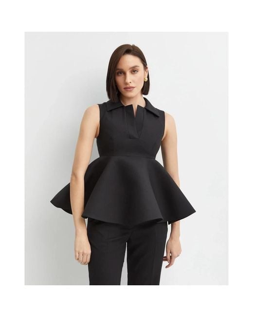 Jacquemus Spalla Top in het Black