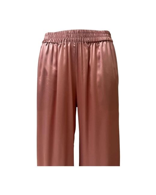 Gianluca Capannolo Brown Wide Trousers
