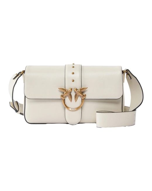 Pinko White Cross Body Bags