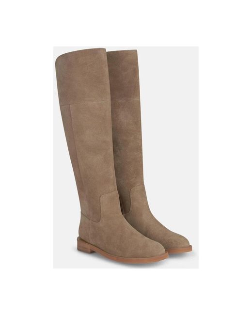 Alma En Pena. Brown High Boots