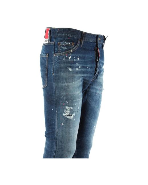 DSquared² Blue Skinny Jeans for men