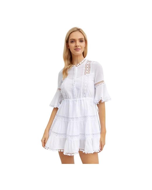 Charo Ruiz Short Dresses in het White