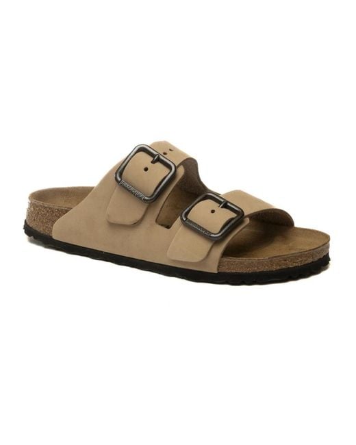 Birkenstock Brown Sliders for men