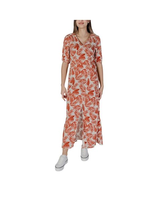 B.Young Red Maxi Dresses