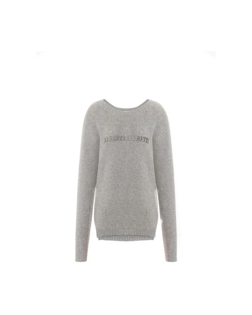 Alberta Ferretti Gray Pullover