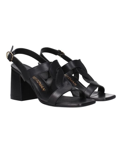High Heel Sandals Stuart Weitzman en coloris Black