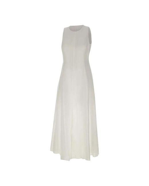 Eleventy White Midi Dresses