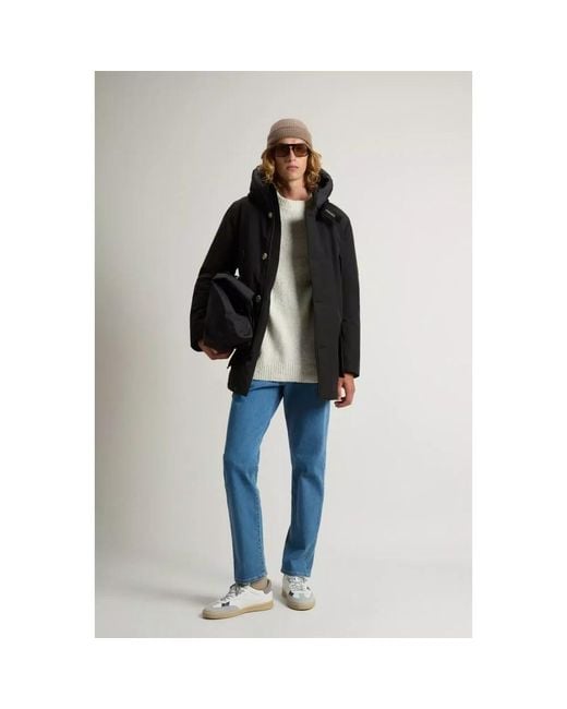 Woolrich Jassen ,Zwart ,Katoen Classic Arctic Parka in het Black voor heren