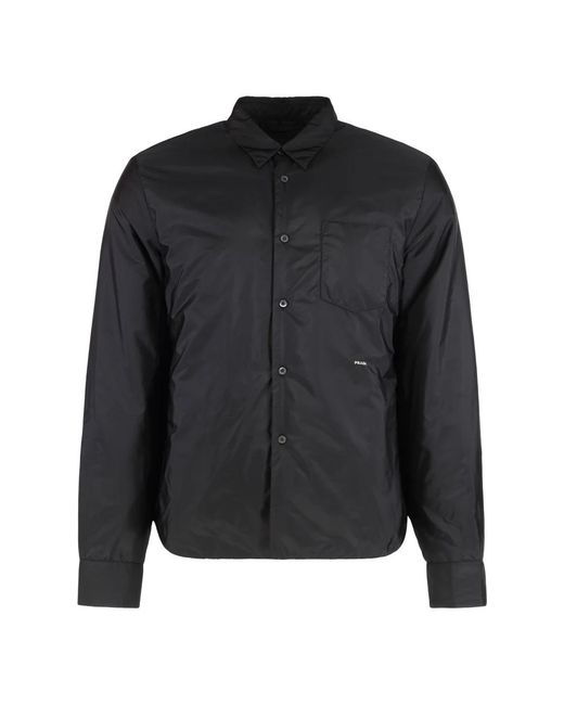 Prada Black Light Jackets for men