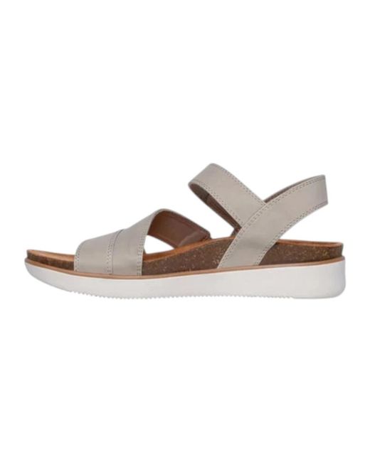 Skechers Brown Flat Sandals