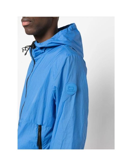 Woolrich Blue Light Jackets for men