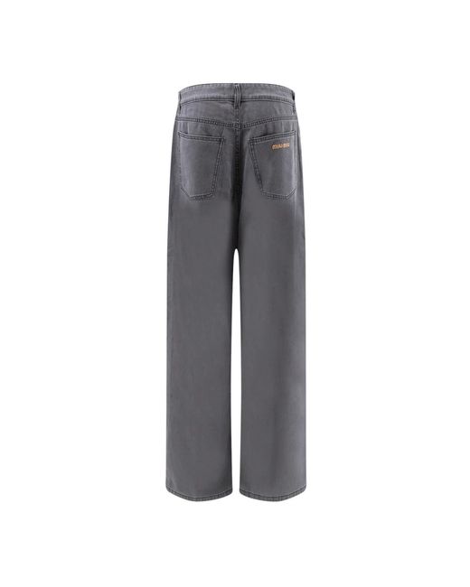 Miu Miu Gray Wide Jeans