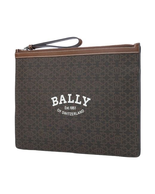 Bally Black Clutches for men