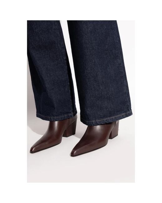 Paris Texas Brown Heeled Boots