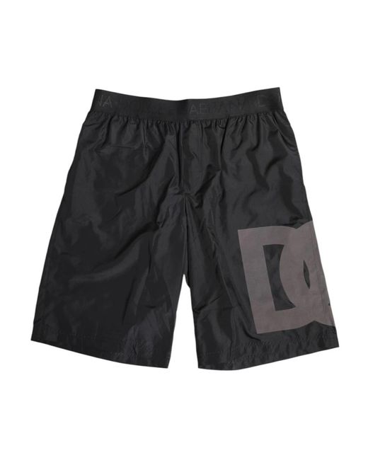 Dolce & Gabbana Black Beachwear for men