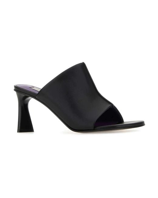 Heeled Mules di Stella McCartney in Black