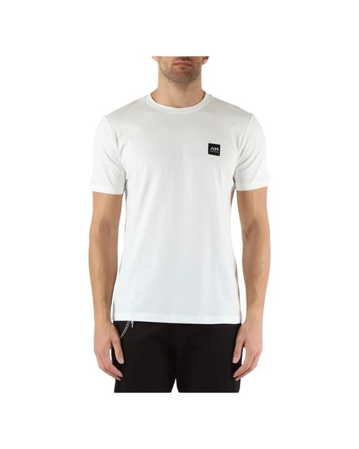 T-shirt in cotone regular fit di Antony Morato in White da Uomo