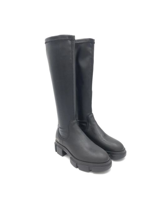 COPENHAGEN Black Over-The-Knee Boots