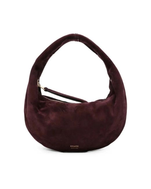 Khaite Purple Shoulder Bags