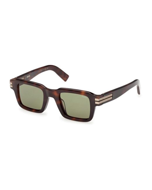 Zegna Brown Sunglasses for men