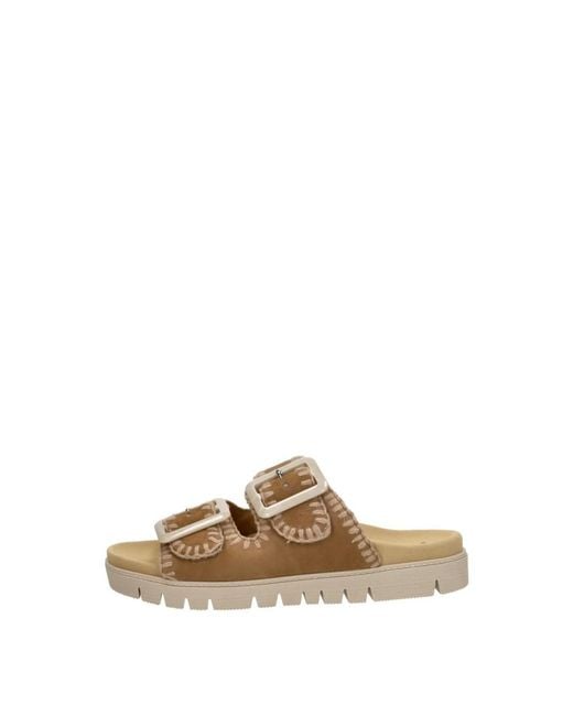 Sliders Gabor en coloris Natural