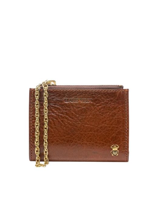 Claris Virot Brown Wallets & Cardholders