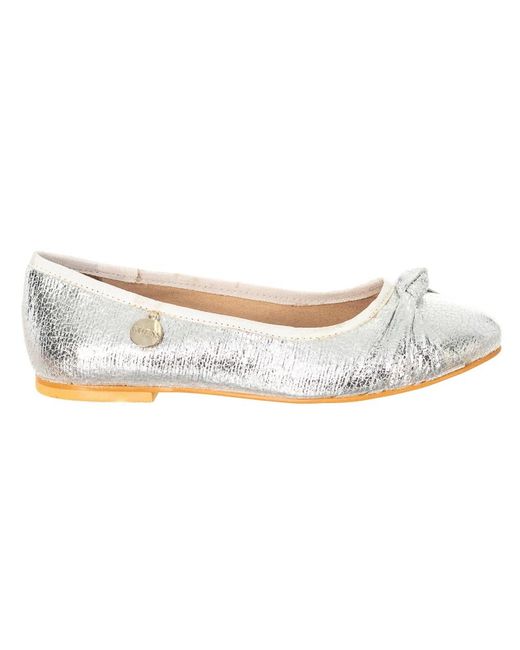 Guess White Ballerina Shoes