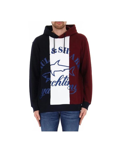 Paul & Shark Blue Hoodies for men