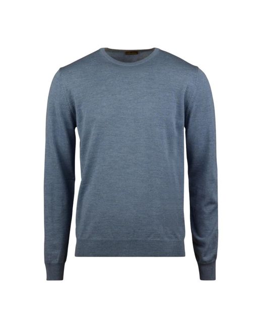 Stenstroms Blue Round-Neck Knitwear for men