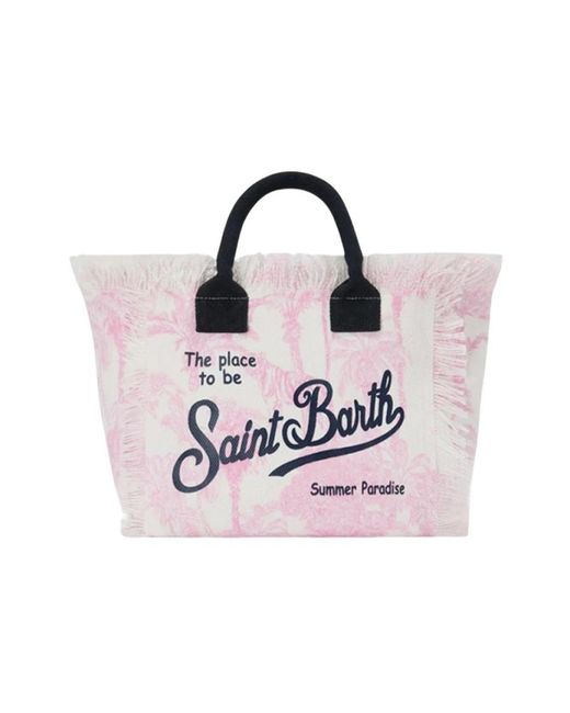 Mc2 Saint Barth Pink Tote Bags
