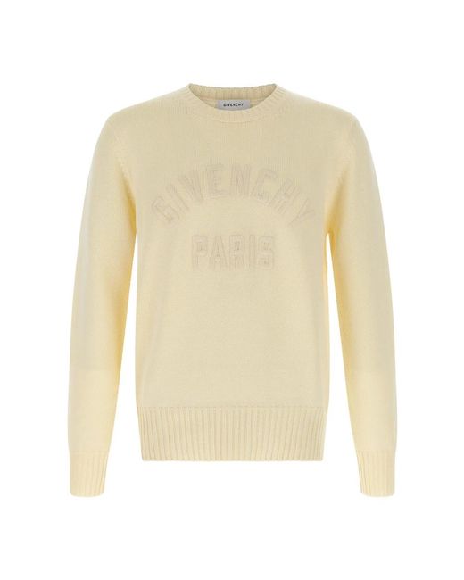 Givenchy Natural Round-Neck Knitwear for men