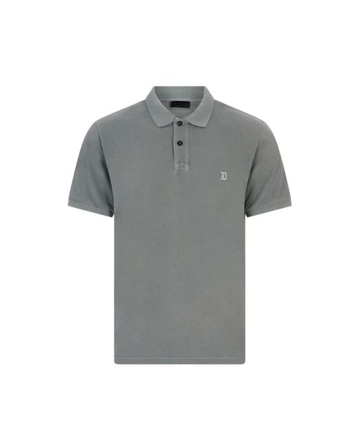 Dondup Gray Polo Shirts for men