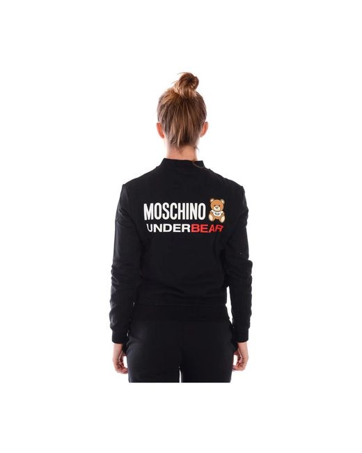 Moschino Black Zip-Throughs