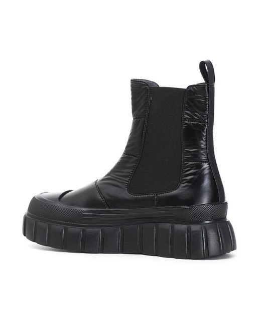 CafeNoir Black Schwarzer casual boot