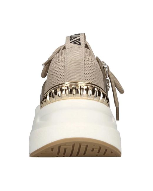 Emanuélle Vee Schoenen ,Leer Sneakers in het Natural